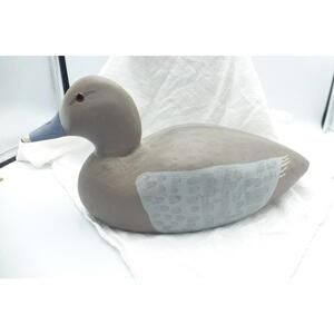 Vintage Artin's Decoys Joe Artin Hand Carved Wood Duck Decoy Milwaukee WI J1